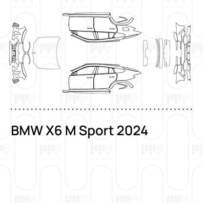 Pre-Cut PPF BMW X6 M Sport 2024