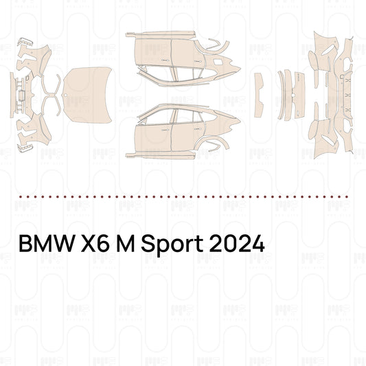 PPF precortado BMW X6 M Sport 2024