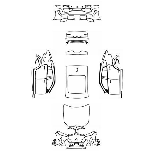 Pre-Cut PPF BMW X6 M Sport 2025 - PPF-Kits