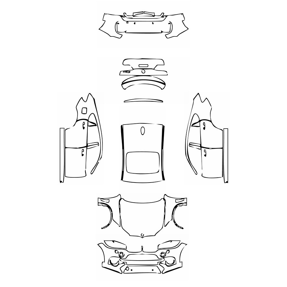 Pre-Cut PPF BMW X6 X6 M 2019 - PPF-Kits