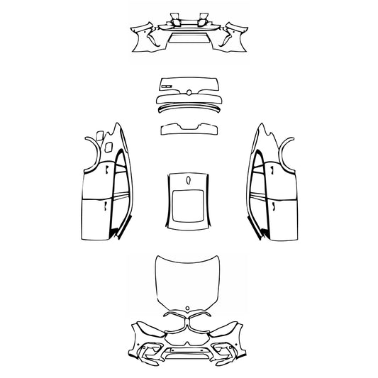 Pre-Cut PPF BMW X6 X6 M 2022 - PPF-Kits