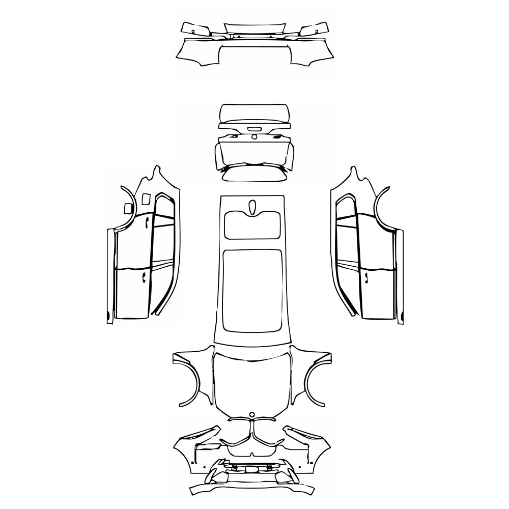 Pre-Cut PPF BMW X7 Luxury 2025 - PPF-Kits