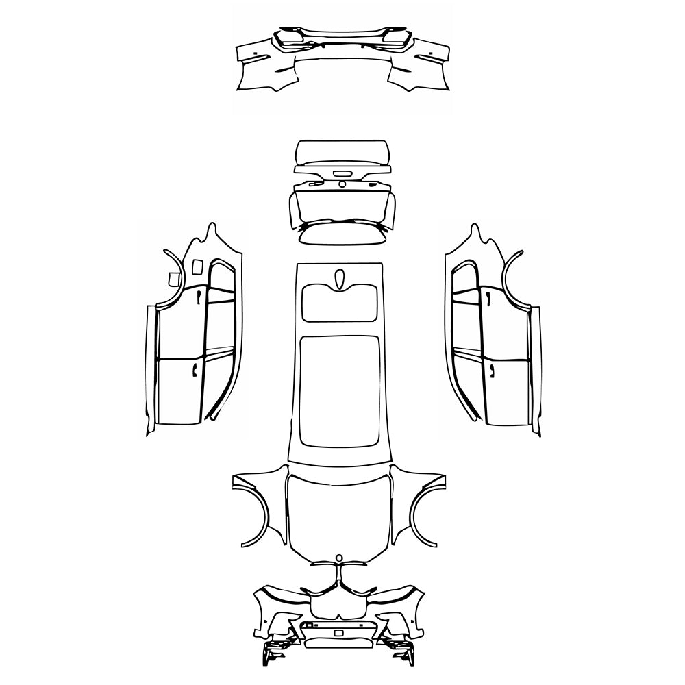 Pre-Cut PPF BMW X7 M50i 2022 - PPF-Kits