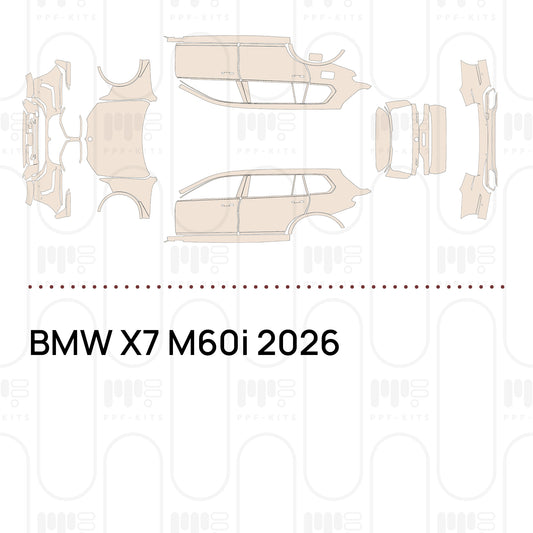 PPF precortado BMW X7 M60i 2026