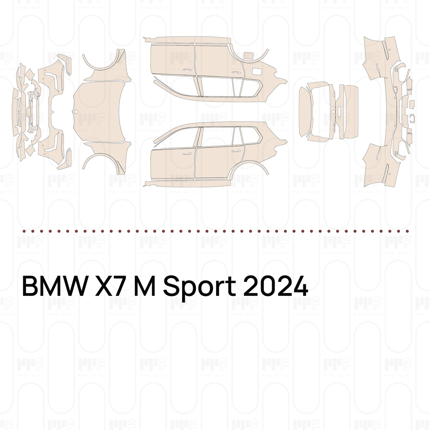 Pre-Cut PPF BMW X7 M Sport 2024