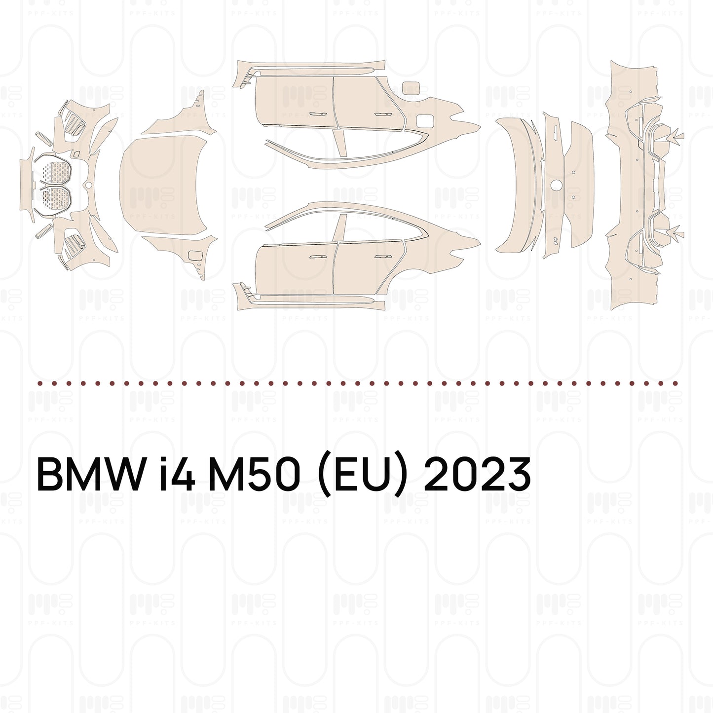 Pre-Cut PPF BMW i4 M50 (EU) 2023