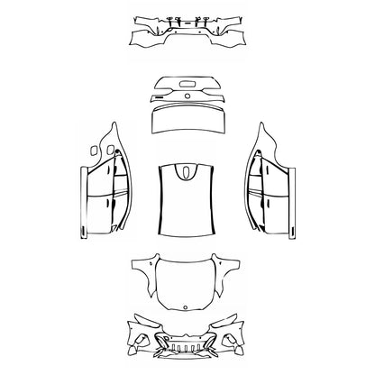 Pre-Cut PPF BMW i5 Standard Wheelbase M60i 2025 - PPF-Kits