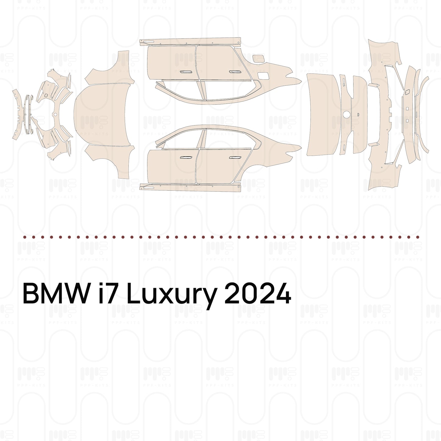 Pre-Cut PPF BMW i7 Luxury 2024
