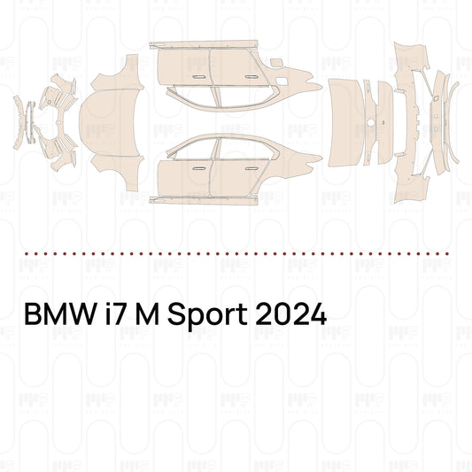 PPF precortado BMW i7 M Sport 2024