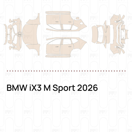 PPF precortado BMW iX3 M Sport 2026