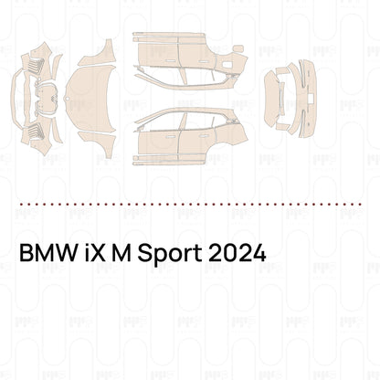 PPF precortado BMW iX M Sport 2024