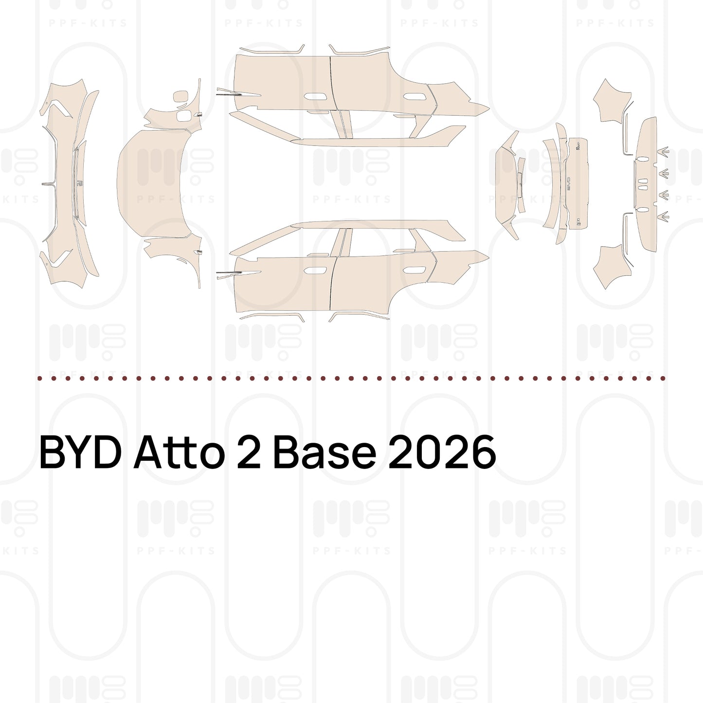 PPF precortado BYD Atto 2 Base 2026