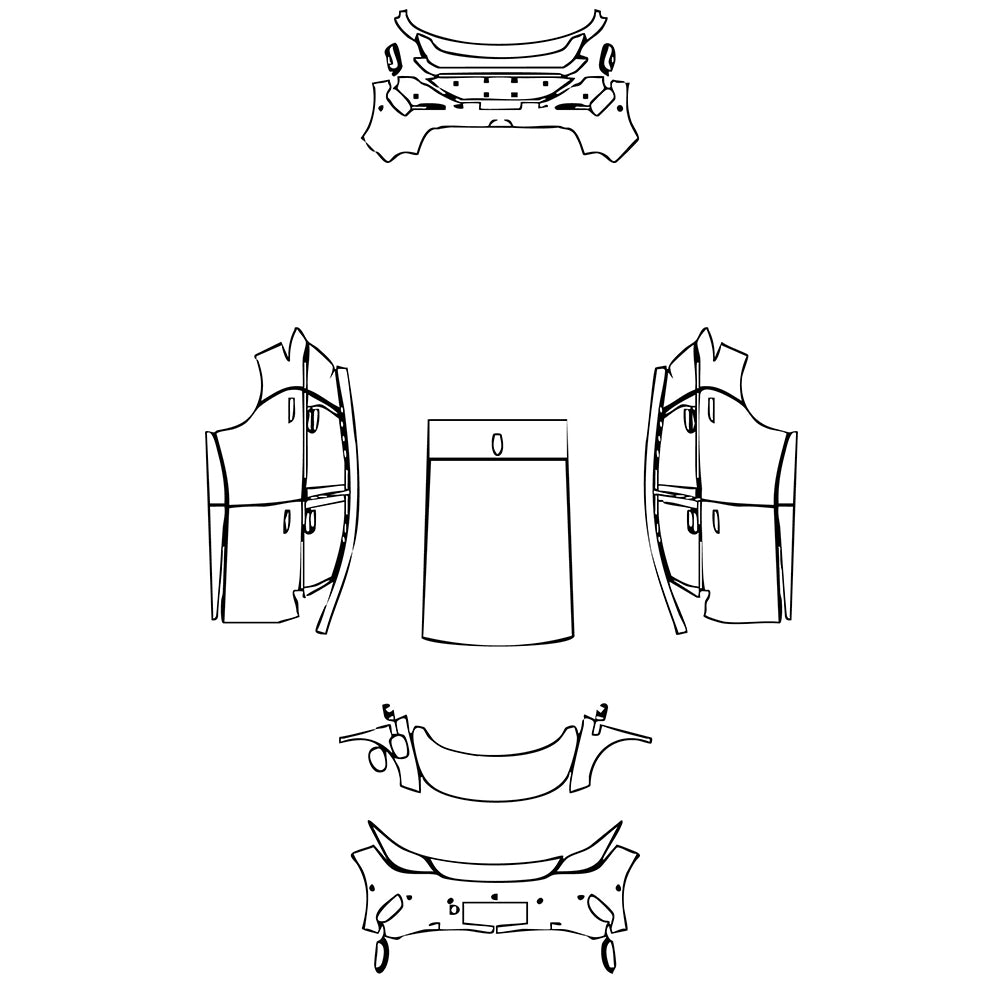 Pre-Cut PPF BYD Dolphin (CN) Intelligent driving version 2025 - PPF-Kits