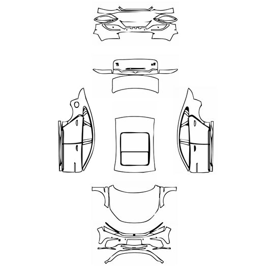 Pre-Cut PPF BYD Han EV 2024 - PPF-Kits