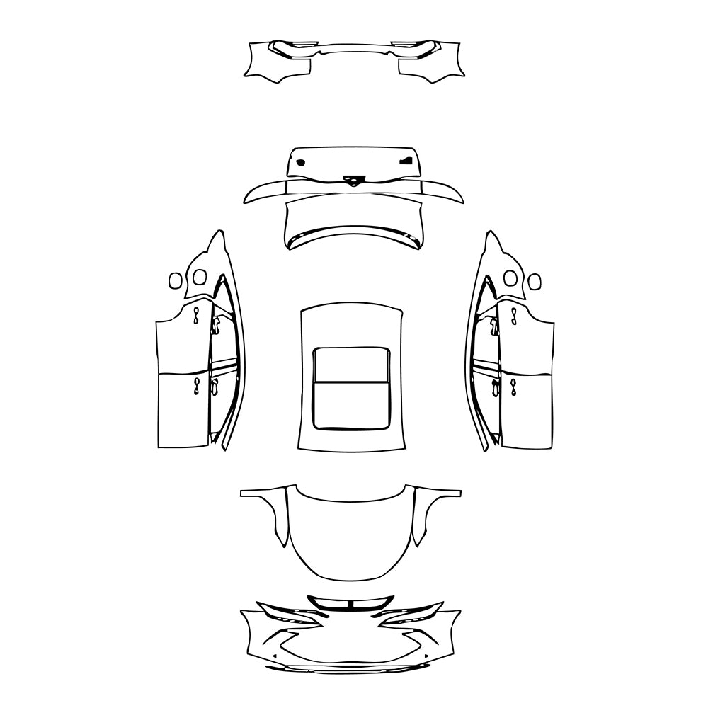 Pre-Cut PPF BYD Qin L DM-i Intelligent driving version 2025 - PPF-Kits