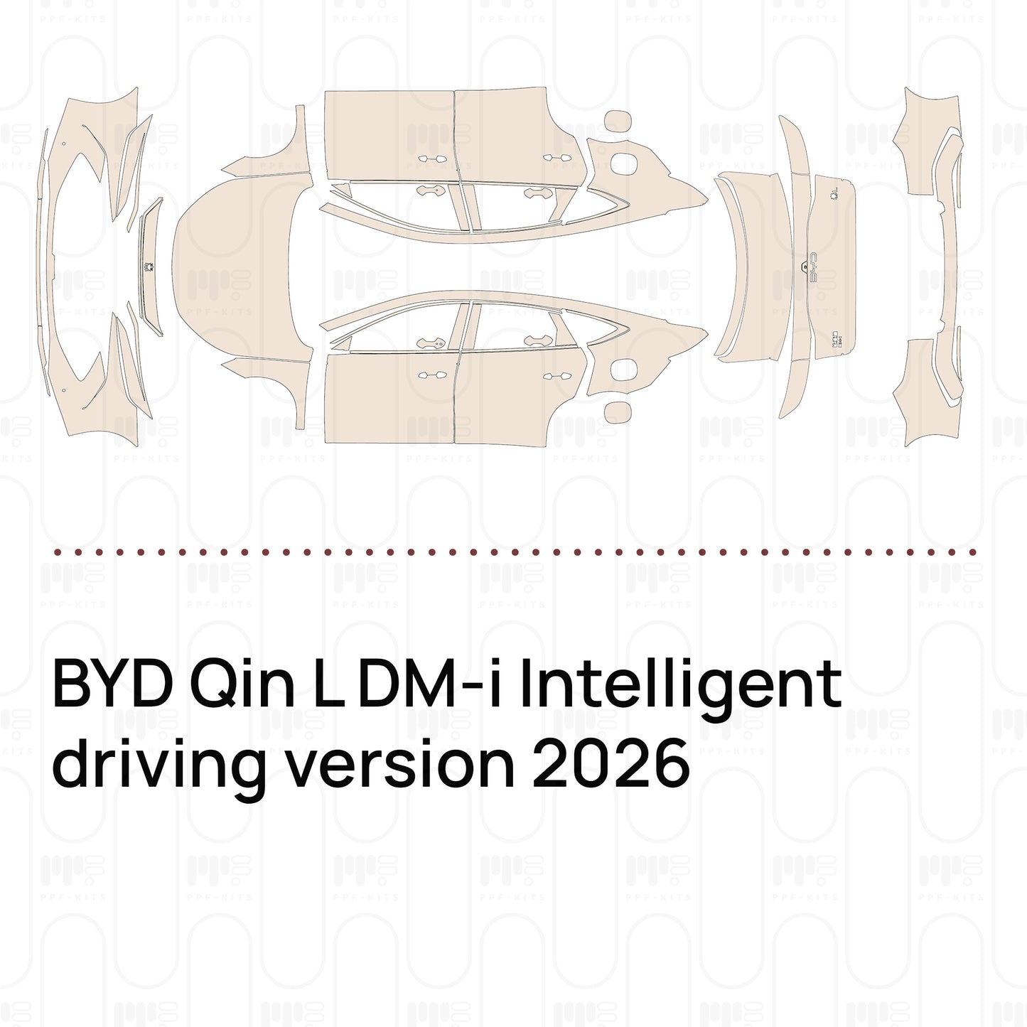 PPF precortado BYD Qin L DM-i Intelligent driving version 2026