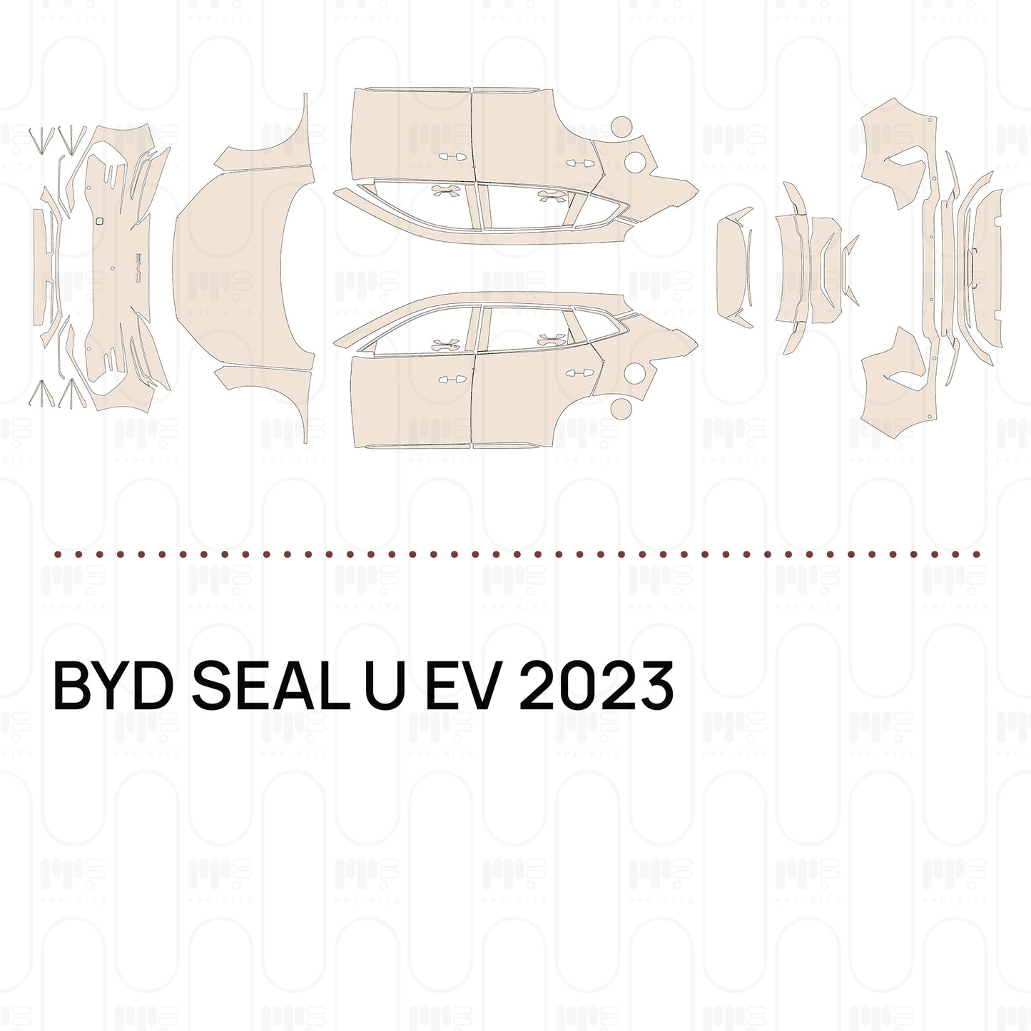 PPF precortado BYD SEAL U EV 2023