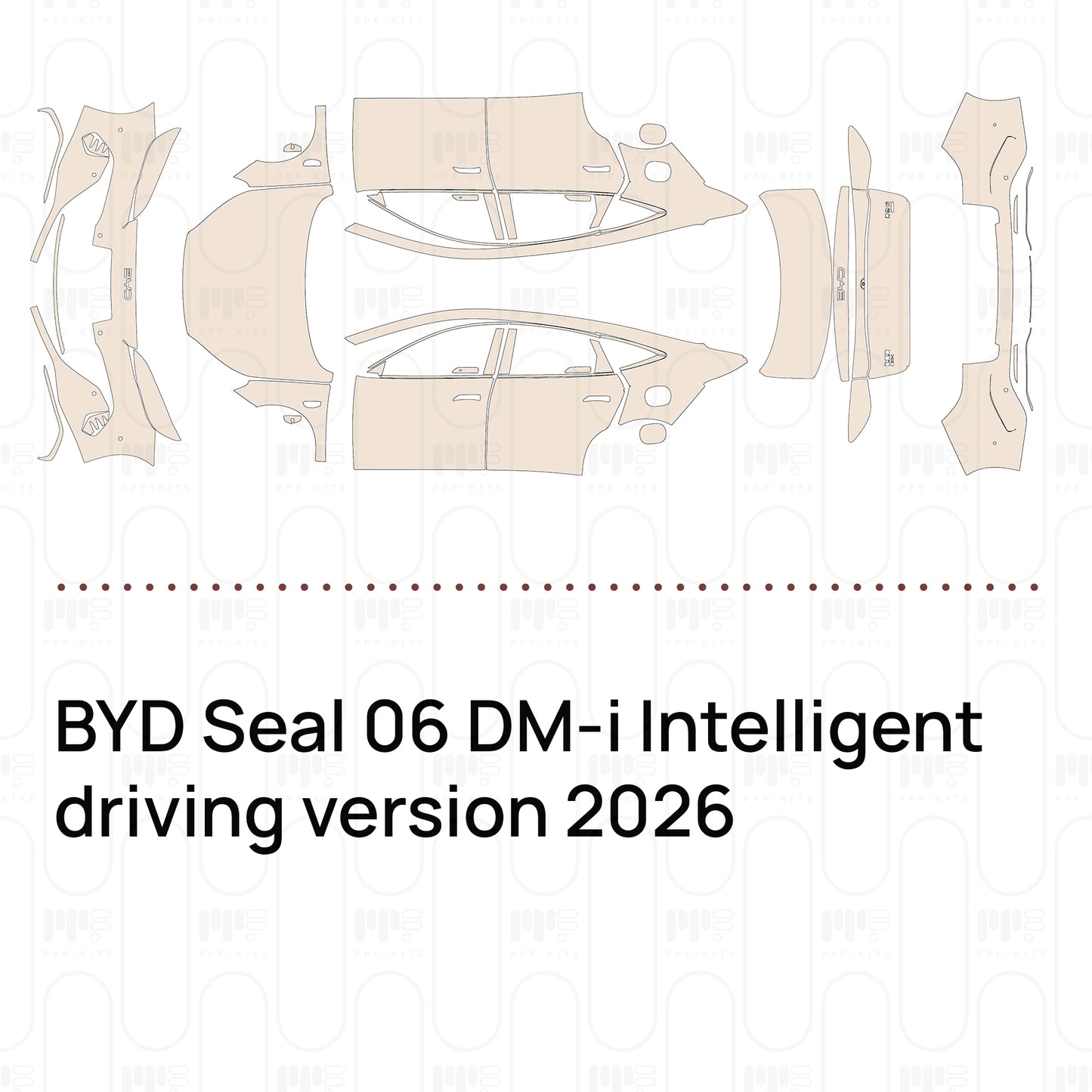 PPF precortado BYD Seal 06 DM-i Intelligent driving version 2026