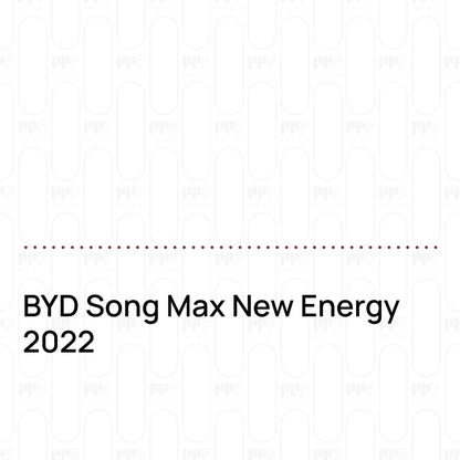 PPF precortado BYD Song Max New Energy 2022