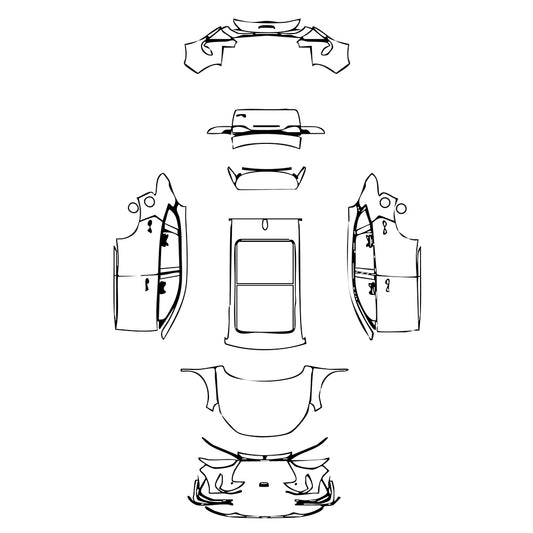 Pre-Cut PPF BYD Song Plus (BR) DM-i 2023 - PPF-Kits