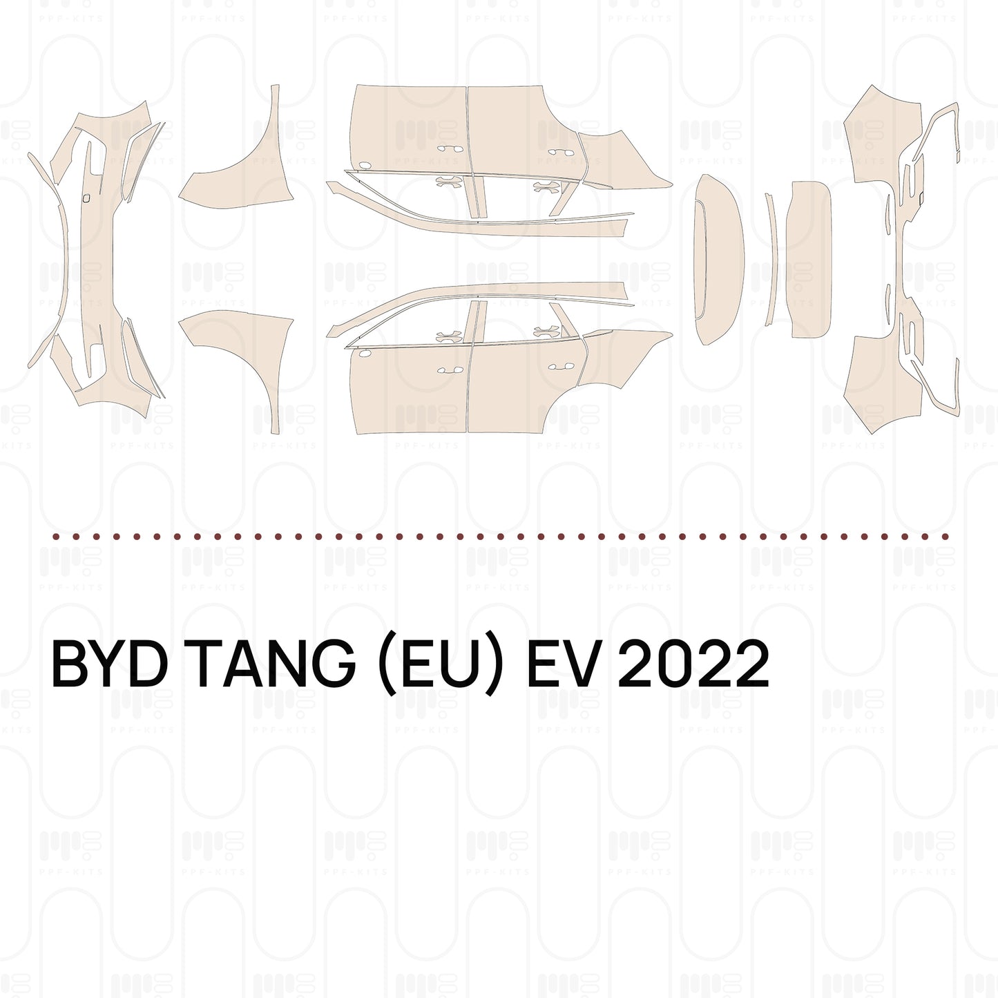 Pre-Cut PPF BYD TANG (EU) EV 2022