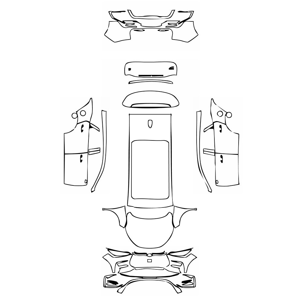 Pre-Cut PPF BYD Tang New Energy DM-i 2022 - PPF-Kits