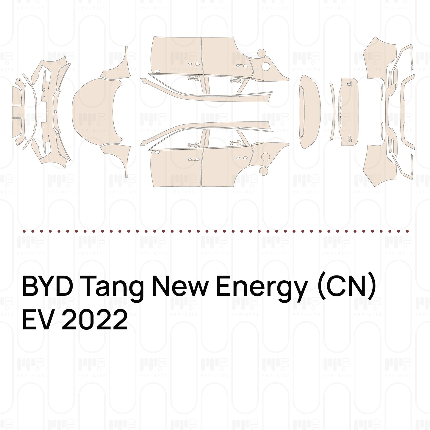 PPF precortado BYD Tang New Energy (CN) EV 2022