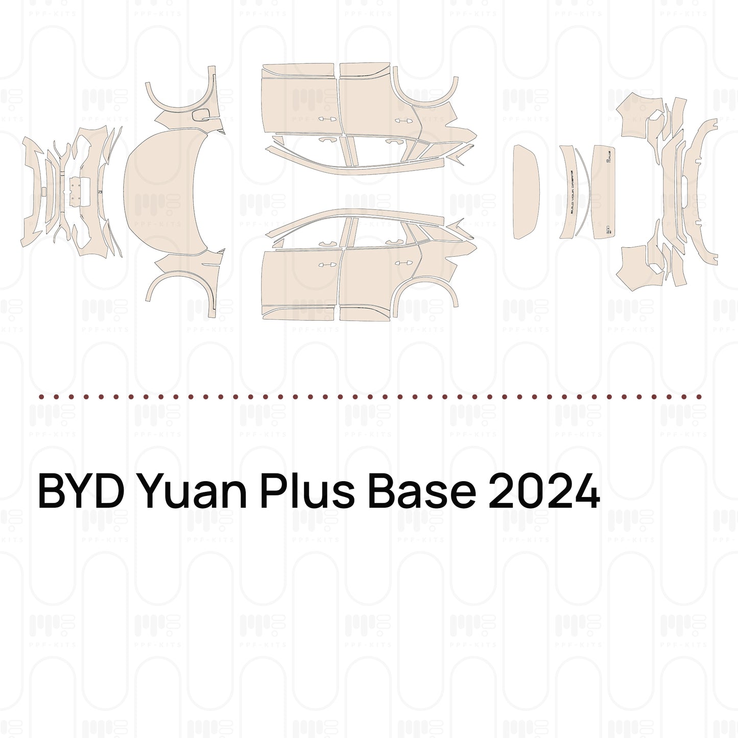 PPF precortado BYD Yuan Plus Base 2024