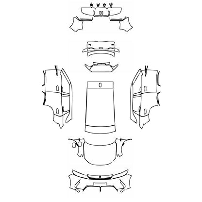 Pre-Cut PPF BYD Yuan UP 2024 - PPF-Kits