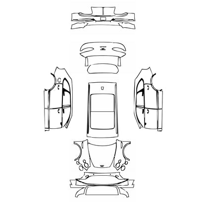 Pre-Cut PPF Bentley Bentayga Extended Wheelbase Base 2025 - PPF-Kits
