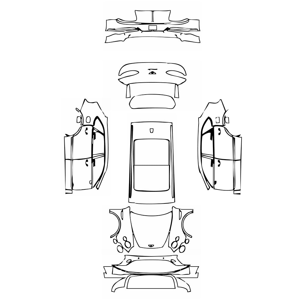 Pre-Cut PPF Bentley Bentayga Standard Wheelbase Azure 2023 - PPF-Kits