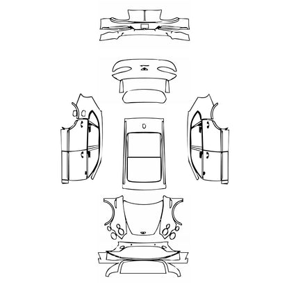 Pre-Cut PPF Bentley Bentayga Standard Wheelbase Base 2025 - PPF-Kits