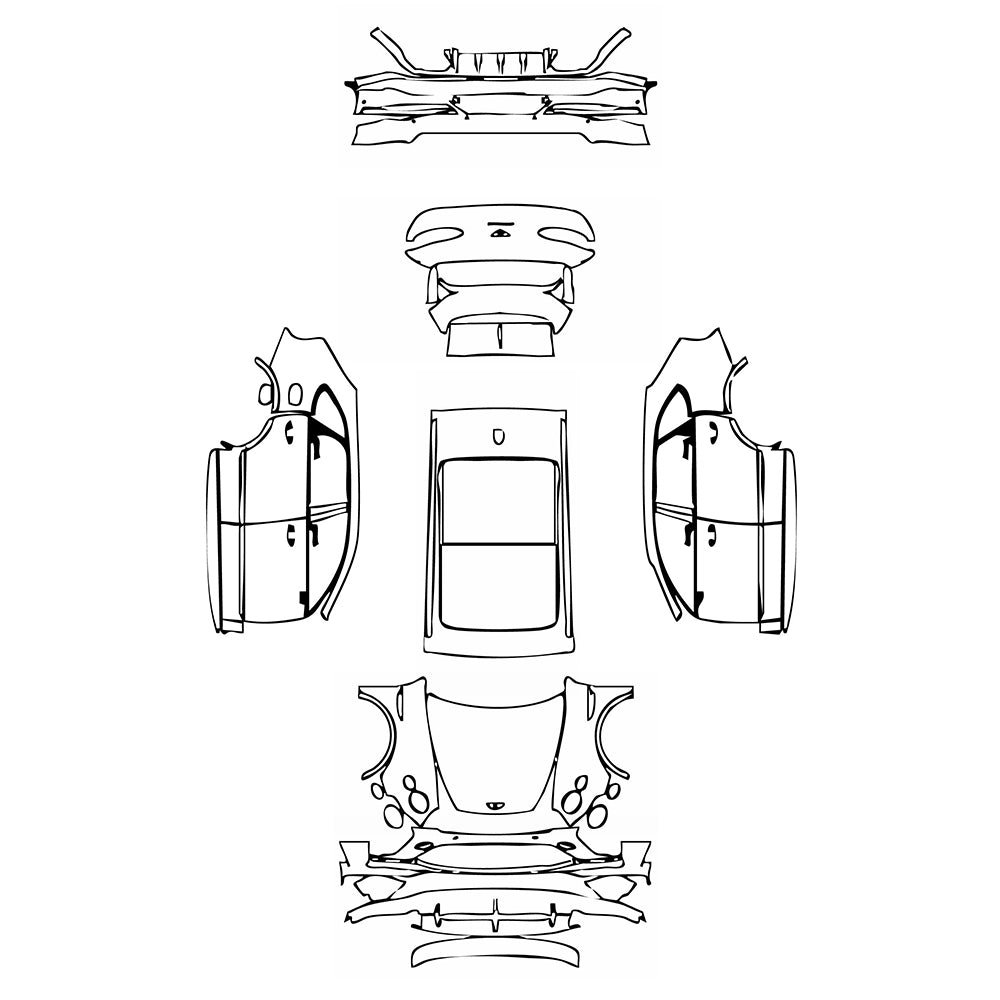 Pre-Cut PPF Bentley Bentayga Standard Wheelbase Speed 2024 - PPF-Kits