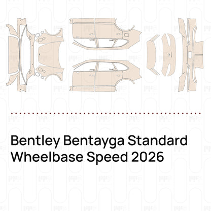 PPF precortado Bentley Bentayga Standard Wheelbase Speed 2026