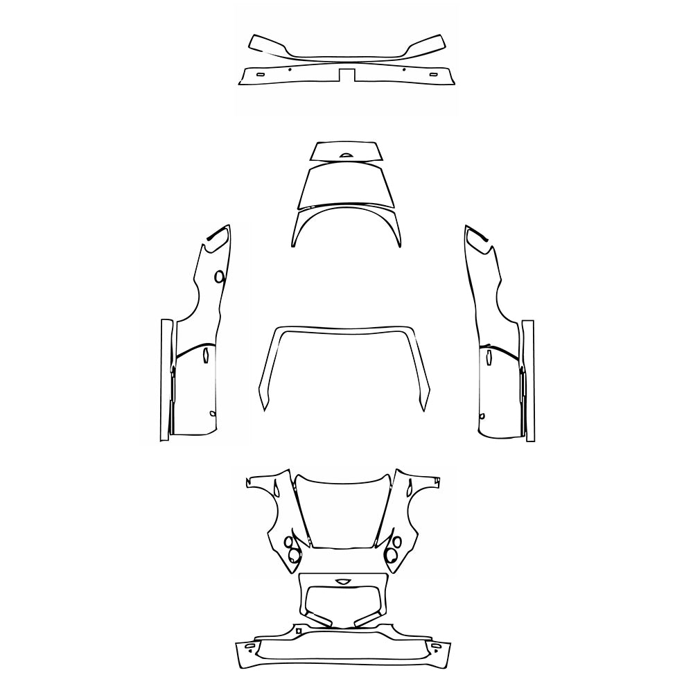 Pre-Cut PPF Bentley Continental GT Convertible 2017 - PPF-Kits