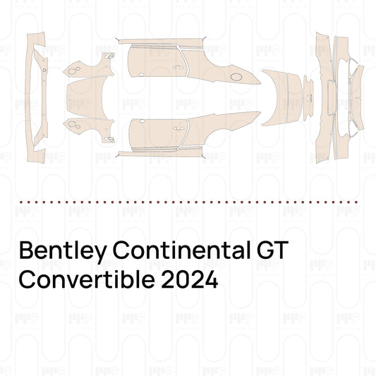 Pre-Cut PPF Bentley Continental GT Convertible 2024