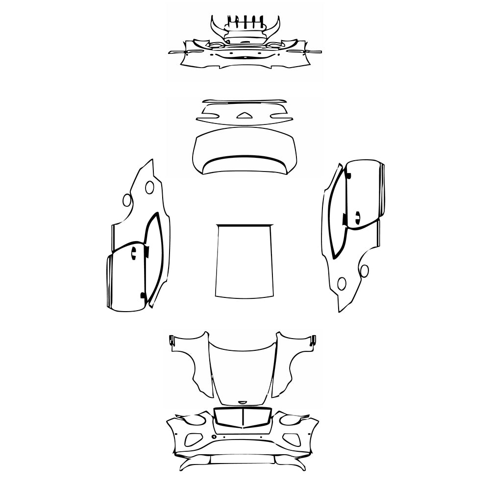 Pre-Cut PPF Bentley Continental GT Mulliner Coupe 2025 - PPF-Kits