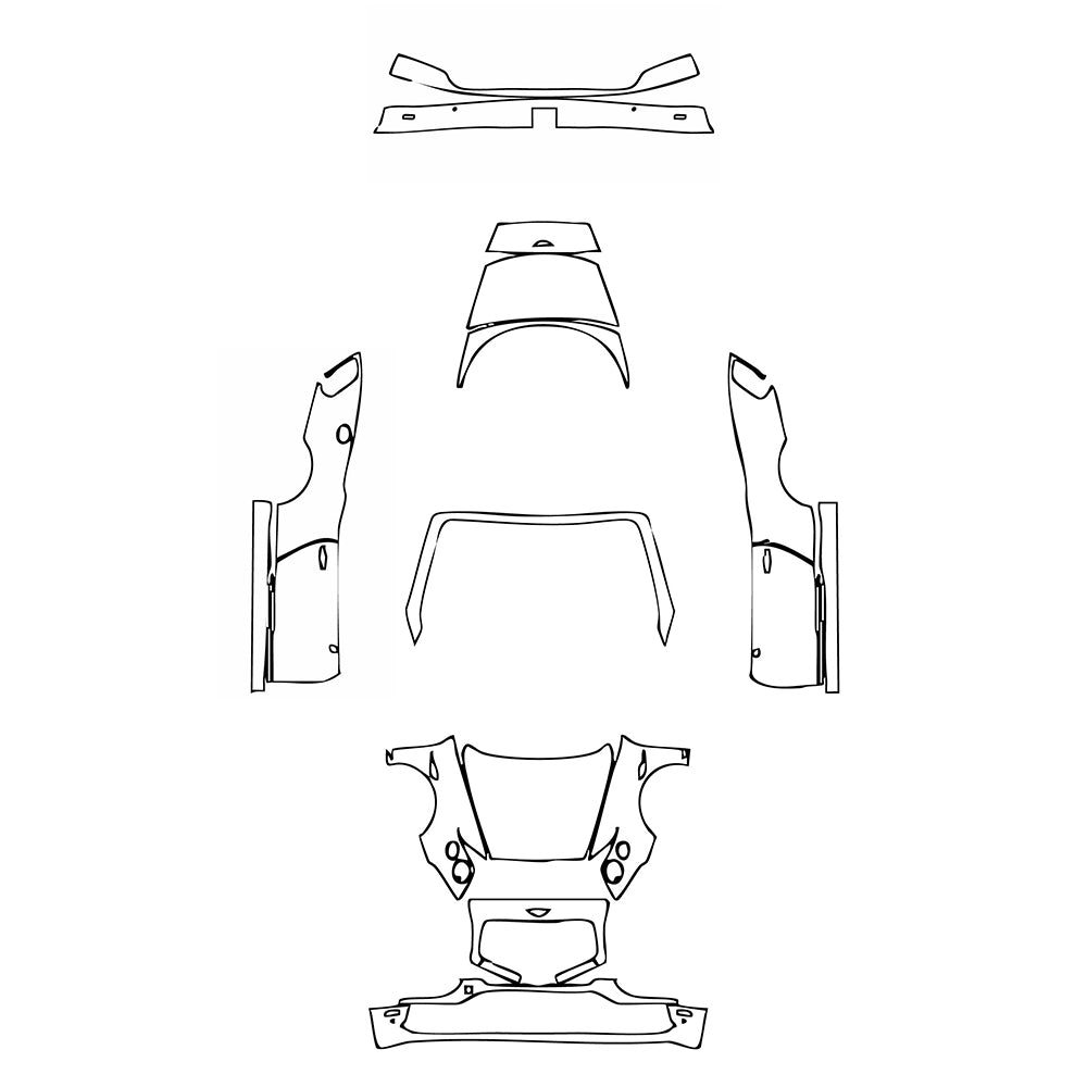 Pre-Cut PPF Bentley Continental GT V8 Convertible 2016 - PPF-Kits