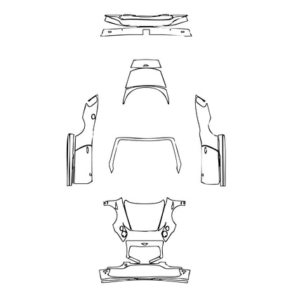 Pre-Cut PPF Bentley Continental GT V8 S Convertible 2017 - PPF-Kits