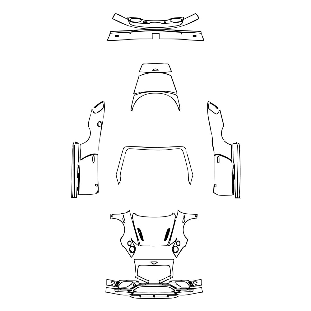 Pre-Cut PPF Bentley Continental Super Sports Convertible 2017 - PPF-Kits