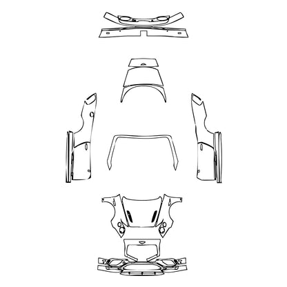 Pre-Cut PPF Bentley Continental Super Sports Convertible 2017 - PPF-Kits