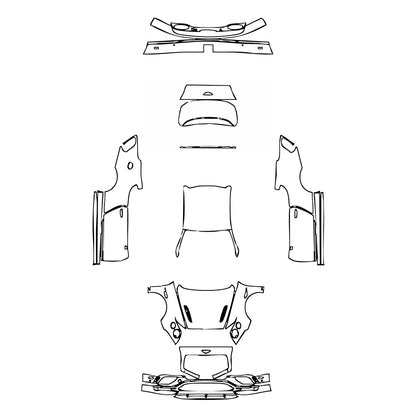 Pre-Cut PPF Bentley Continental Super Sports Coupe 2017 - PPF-Kits