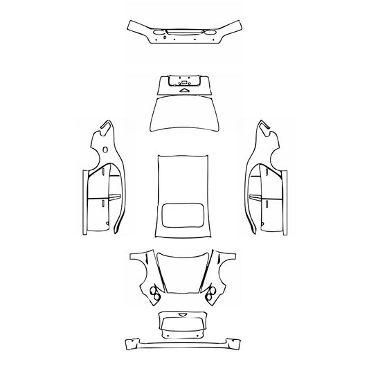 Pre-Cut PPF Bentley Flying Spur V8 2014 - PPF-Kits