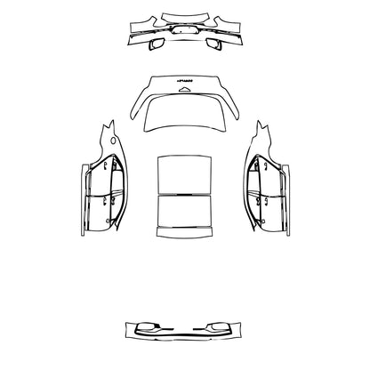Pre-Cut PPF Bentley Flying Spur V8 2022 - PPF-Kits