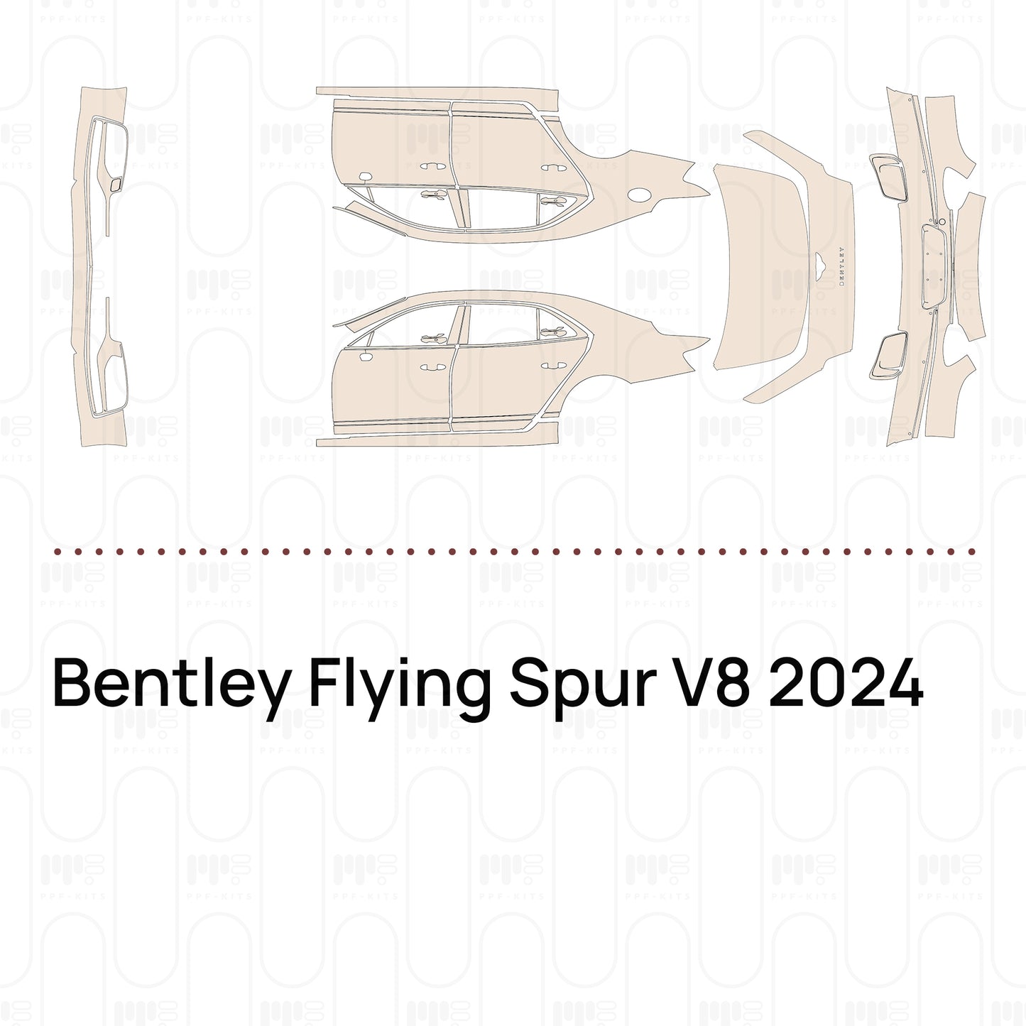 PPF precortado Bentley Flying Spur V8 2024