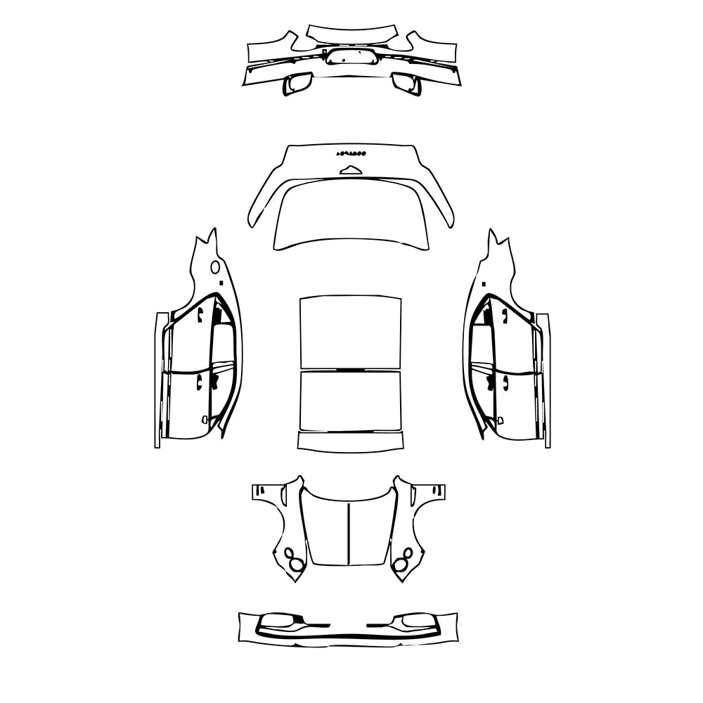 Pre-Cut PPF Bentley Flying Spur W12 2020 - PPF-Kits