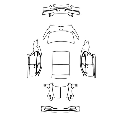 Pre-Cut PPF Bentley Flying Spur W12 2021 - PPF-Kits