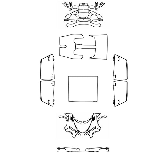 Pre-Cut PPF Bugatti Chiron Chiron Super Sport 2022 - PPF-Kits