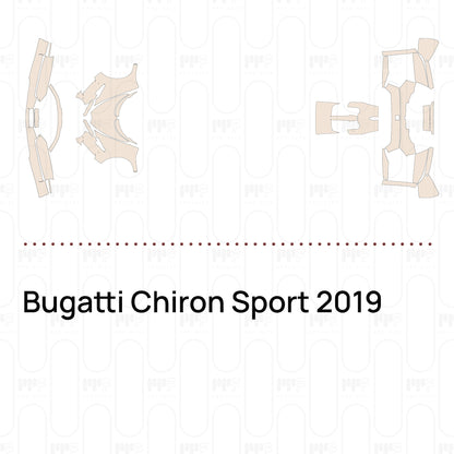 PPF precortado Bugatti Chiron Sport 2019
