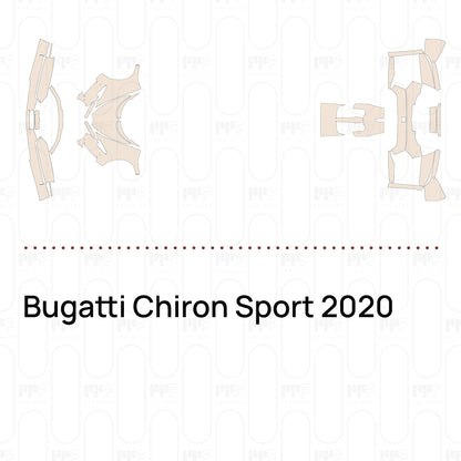 PPF precortado Bugatti Chiron Sport 2020